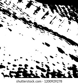 Light Distressed Background. Ink Print Distress Background. Grunge Texture. Vector.