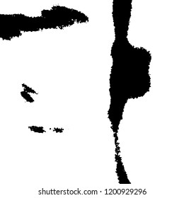 Light Distressed Background. Ink Print Distress Background. Grunge Texture. Vector.