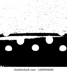 Light Distressed Background. Ink Print Distress Background. Grunge Texture. Vector.