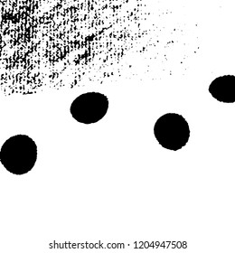 Light Distressed Background. Ink Print Distress Background. Grunge Texture. Vector.