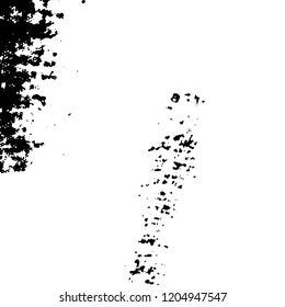 Light Distressed Background. Ink Print Distress Background. Grunge Texture. Vector.