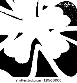 Light Distressed Background. Ink Print Distress Background. Grunge Texture. Vector.