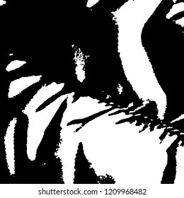 Light Distressed Background. Ink Print Distress Background. Grunge Texture. Vector.