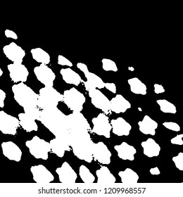 Light Distressed Background. Ink Print Distress Background. Grunge Texture. Vector.