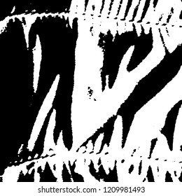 Light Distressed Background. Ink Print Distress Background. Grunge Texture. Vector.