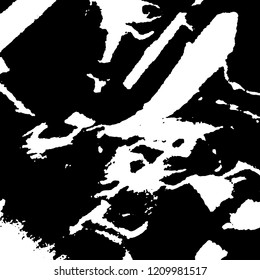 Light Distressed Background. Ink Print Distress Background. Grunge Texture. Vector.