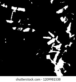 Light Distressed Background. Ink Print Distress Background. Grunge Texture. Vector.