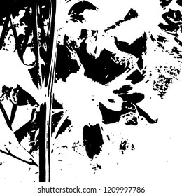 Light Distressed Background. Ink Print Distress Background. Grunge Texture. Vector.