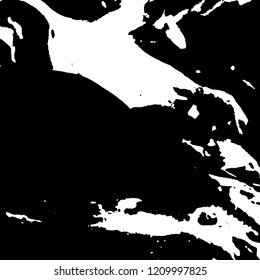 Light Distressed Background. Ink Print Distress Background. Grunge Texture. Vector.