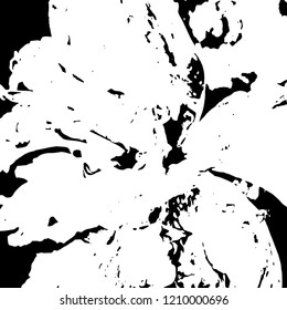 Light Distressed Background. Ink Print Distress Background. Grunge Texture. Vector.