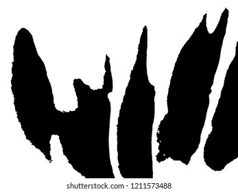 Light Distressed Background. Ink Print Distress Background. Grunge Texture. Simple abstract black and white drawing. Expressive drawing. Abstract Overlay Texture. 