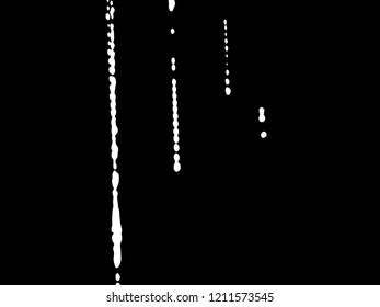 Light Distressed Background. Ink Print Distress Background. Grunge Texture. Simple abstract black and white drawing. Expressive drawing. Abstract Overlay Texture. 