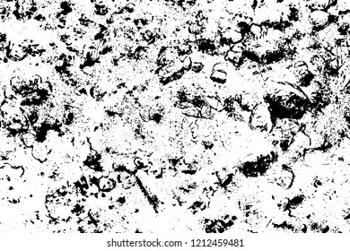 Light Distressed Background. Ink Print Distress Background. Grunge Texture. Vector.
