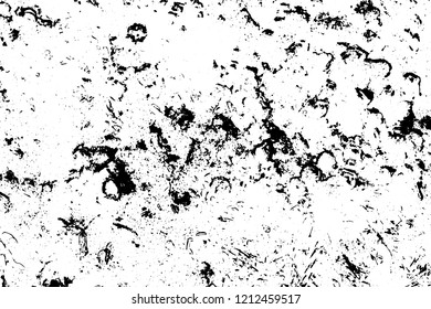 Light Distressed Background. Ink Print Distress Background. Grunge Texture. Vector.