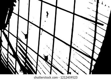 Light Distressed Background. Ink Print Distress Background. Grunge Texture. Vector.