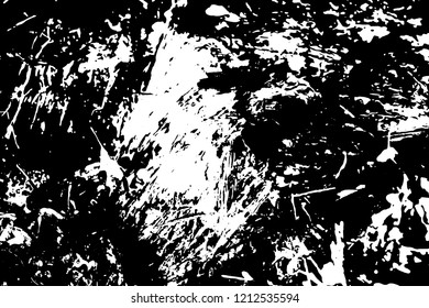 Light Distressed Background. Ink Print Distress Background. Grunge Texture. Vector.