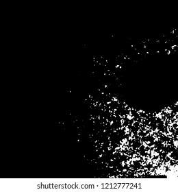 Light Distressed Background. Ink Print Distress Background. Grunge Texture. Vector.
