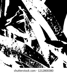 Light Distressed Background. Ink Print Distress Background. Grunge Texture. Vector.
