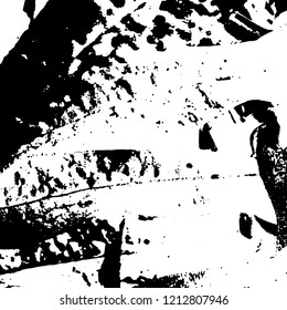 Light Distressed Background. Ink Print Distress Background. Grunge Texture. Vector.