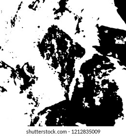 Light Distressed Background. Ink Print Distress Background. Grunge Texture. Vector.