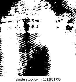 Light Distressed Background. Ink Print Distress Background. Grunge Texture. Vector.