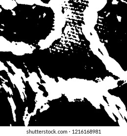Light Distressed Background. Ink Print Distress Background. Grunge Texture. Vector.