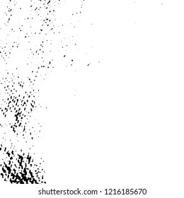 Light Distressed Background. Ink Print Distress Background. Grunge Texture. Vector.
