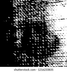 Light Distressed Background. Ink Print Distress Background. Grunge Texture. Vector.