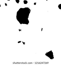 Light Distressed Background. Ink Print Distress Background. Grunge Texture. Vector.