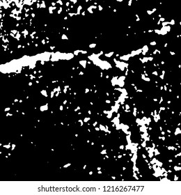 Light Distressed Background. Ink Print Distress Background. Grunge Texture. Vector.