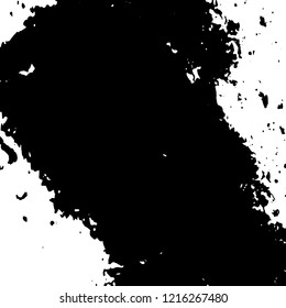 Light Distressed Background. Ink Print Distress Background. Grunge Texture. Vector.
