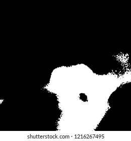 Light Distressed Background. Ink Print Distress Background. Grunge Texture. Vector.