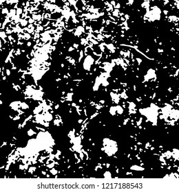 Light Distressed Background. Ink Print Distress Background. Grunge Texture. Vector.