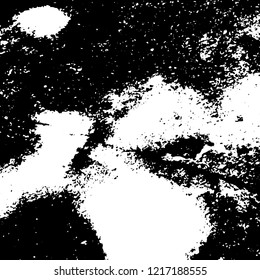 Light Distressed Background. Ink Print Distress Background. Grunge Texture. Vector.
