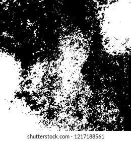 Light Distressed Background. Ink Print Distress Background. Grunge Texture. Vector.