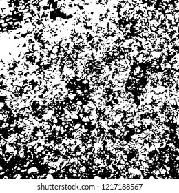 Light Distressed Background. Ink Print Distress Background. Grunge Texture. Vector.