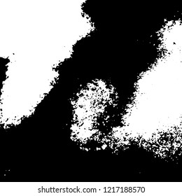 Light Distressed Background. Ink Print Distress Background. Grunge Texture. Vector.