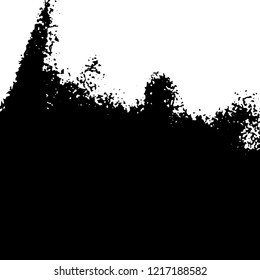 Light Distressed Background. Ink Print Distress Background. Grunge Texture. Vector.