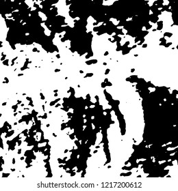 Light Distressed Background. Ink Print Distress Background. Grunge Texture. Vector.