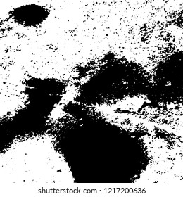 Light Distressed Background. Ink Print Distress Background. Grunge Texture. Vector.