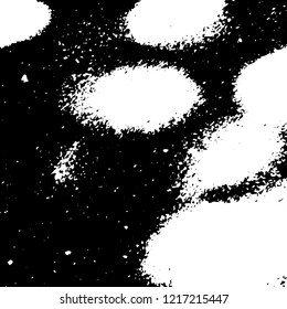 Light Distressed Background. Ink Print Distress Background. Grunge Texture. Vector.