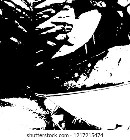 Light Distressed Background. Ink Print Distress Background. Grunge Texture. Vector.
