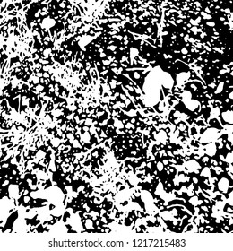 Light Distressed Background. Ink Print Distress Background. Grunge Texture. Vector.