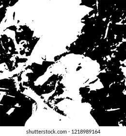 Light Distressed Background. Ink Print Distress Background. Grunge Texture. Vector.