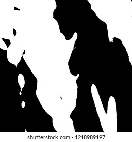 Light Distressed Background. Ink Print Distress Background. Grunge Texture. Vector.