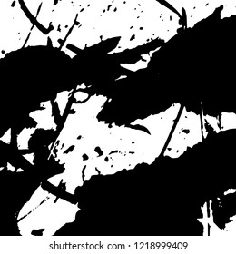 Light Distressed Background. Ink Print Distress Background. Grunge Texture. Vector.