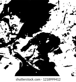 Light Distressed Background. Ink Print Distress Background. Grunge Texture. Vector.