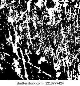 Light Distressed Background. Ink Print Distress Background. Grunge Texture. Vector.