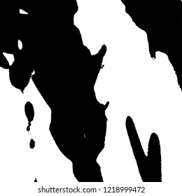 Light Distressed Background. Ink Print Distress Background. Grunge Texture. Vector.