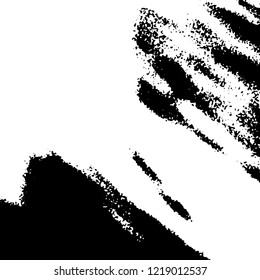 Light Distressed Background. Ink Print Distress Background. Grunge Texture. Vector.